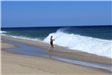 Man Fishing at Ballston Beach