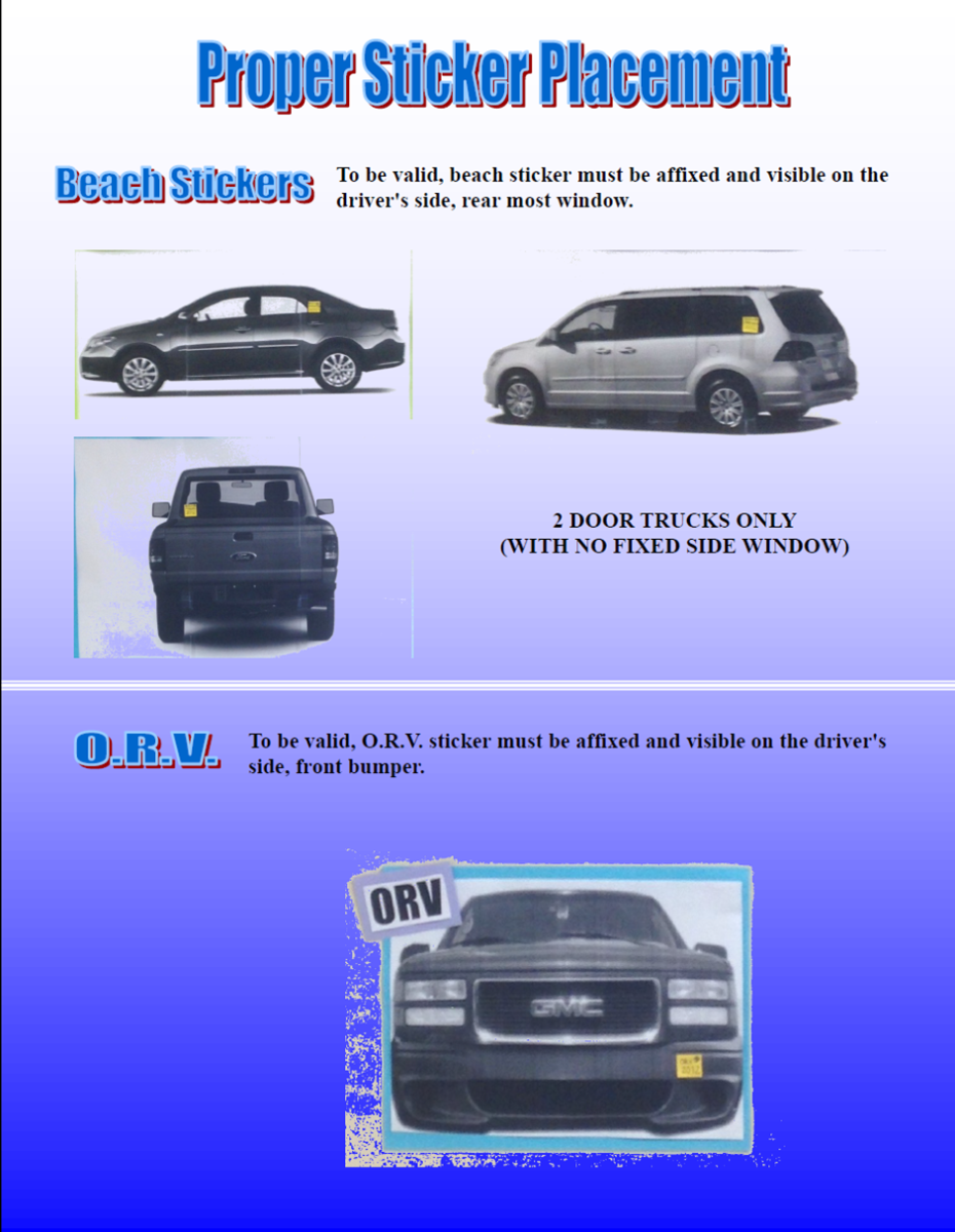 Proper Sticker Placement