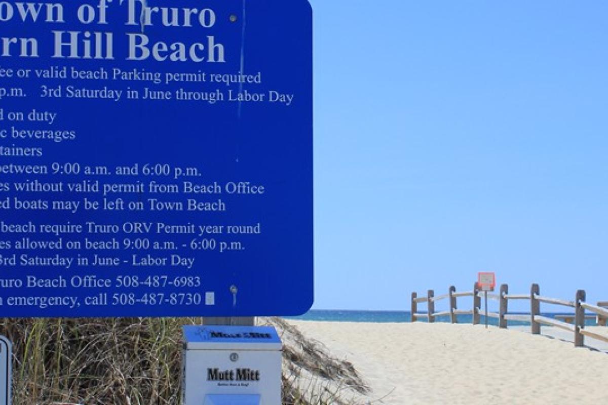 Corn Hill Beach Sign