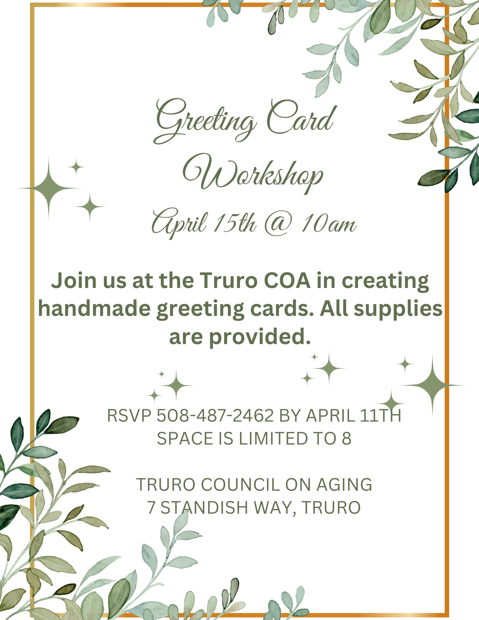 Greeting Card Workshop
